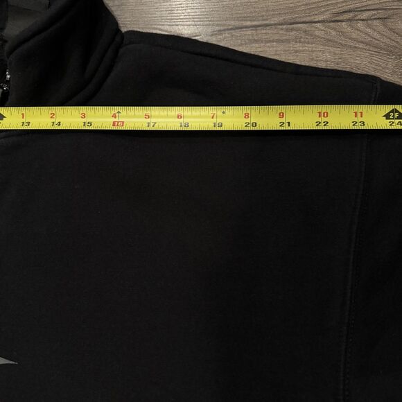 Rip Curl Sweater Mens S Black Quarter Zip Fleece Surf Pullover Logo Sweatshirt - Picture 6 of 8